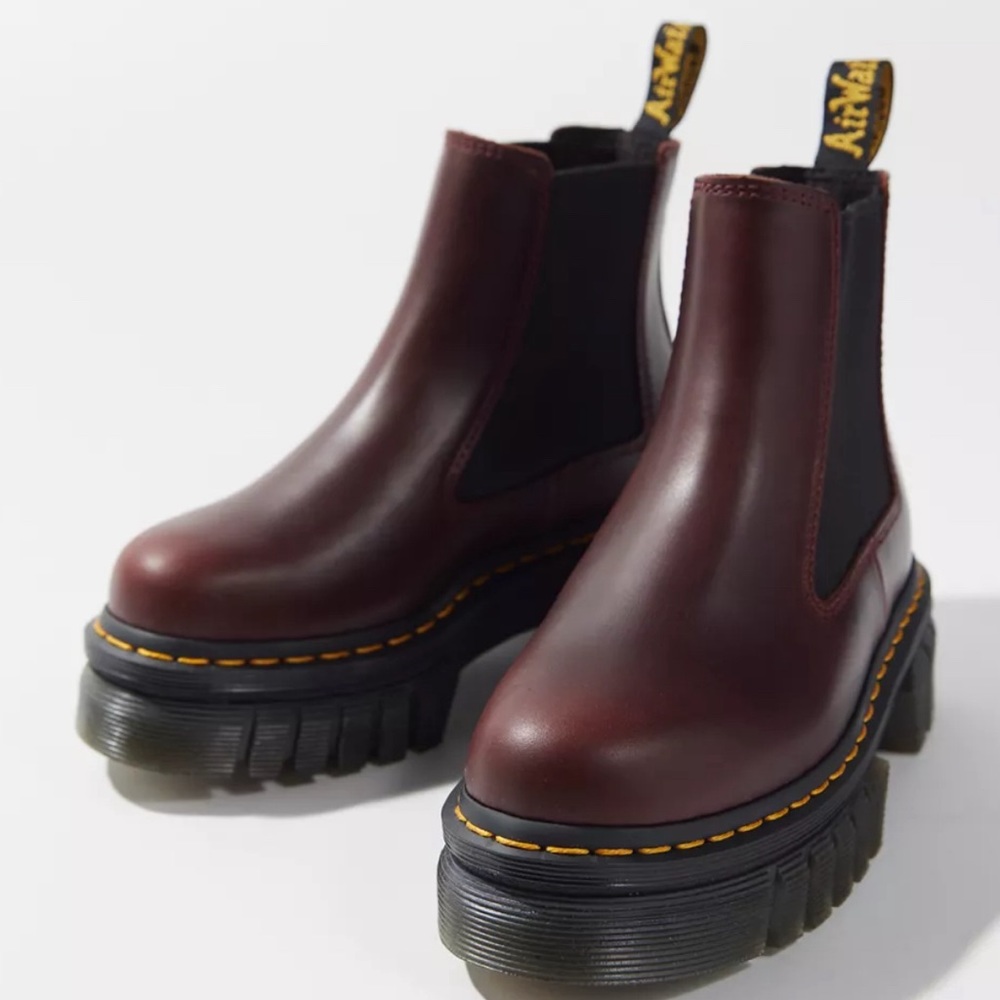 Dr. Martens Audrick Leather Platform Chelsea Boot